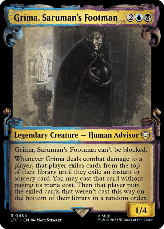 Gríma, Saruman's Footman (LTC-464) (Showcase) (Scroll)