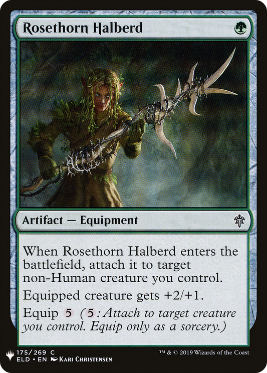 Rosethorn Halberd (LIST-ELD-175)