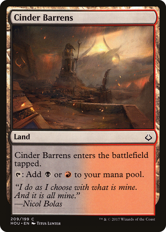 Cinder Barrens (HOU-209)