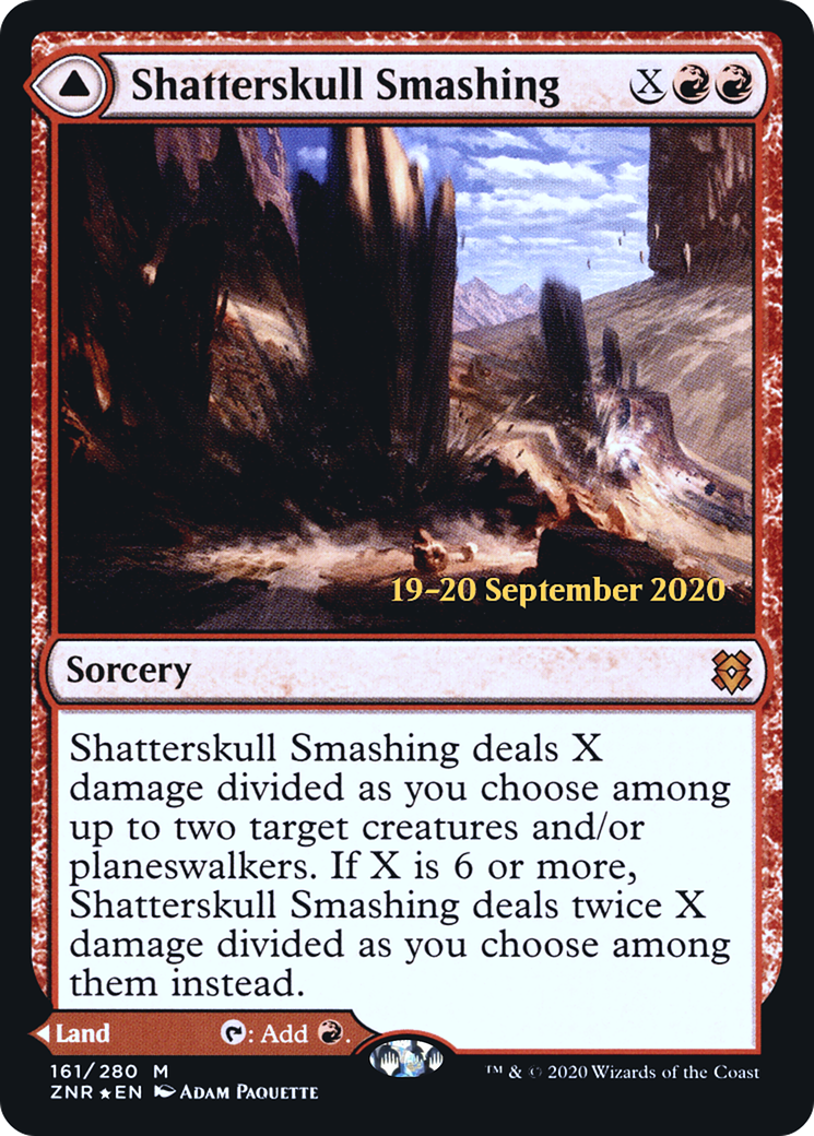 Shatterskull Smashing // Shatterskull, the Hammer Pass (PRE-161S) (Foil)