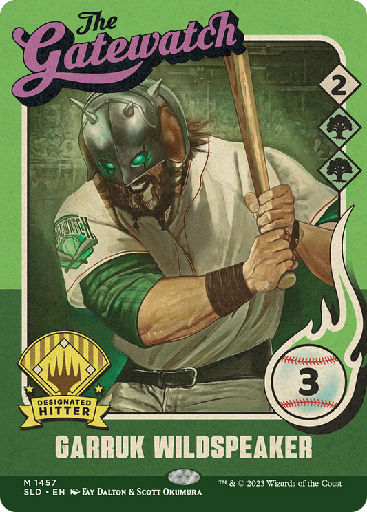 Garruk Wildspeaker // Garruk Wildspeaker (SLD-1457) (Full Art) (Borderless)