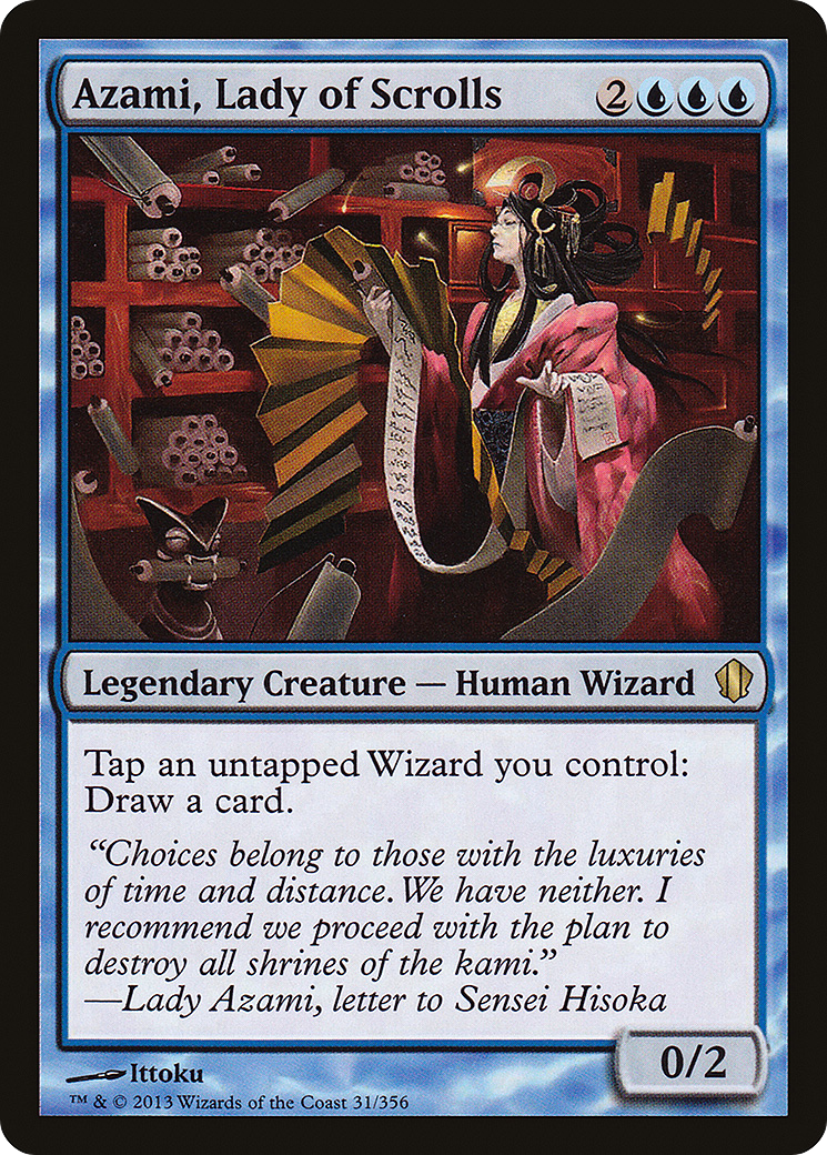 Azami, Lady of Scrolls (C13-031)