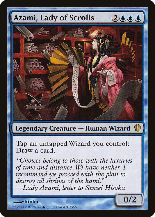 Azami, Lady of Scrolls (C13-031)