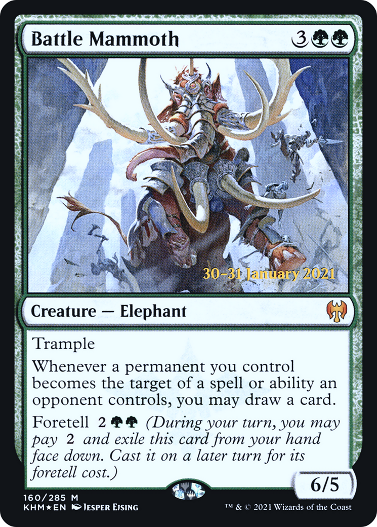 Battle Mammoth (PRE-160S) (Foil)
