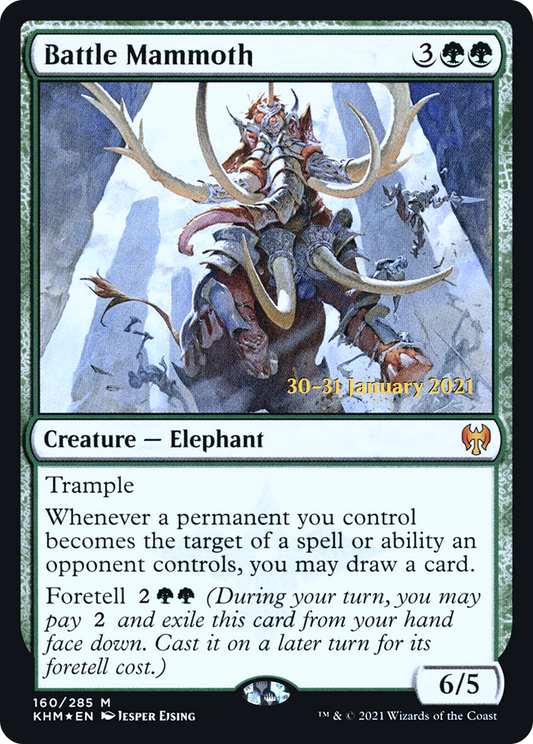Battle Mammoth (PRE-160S) (Foil)