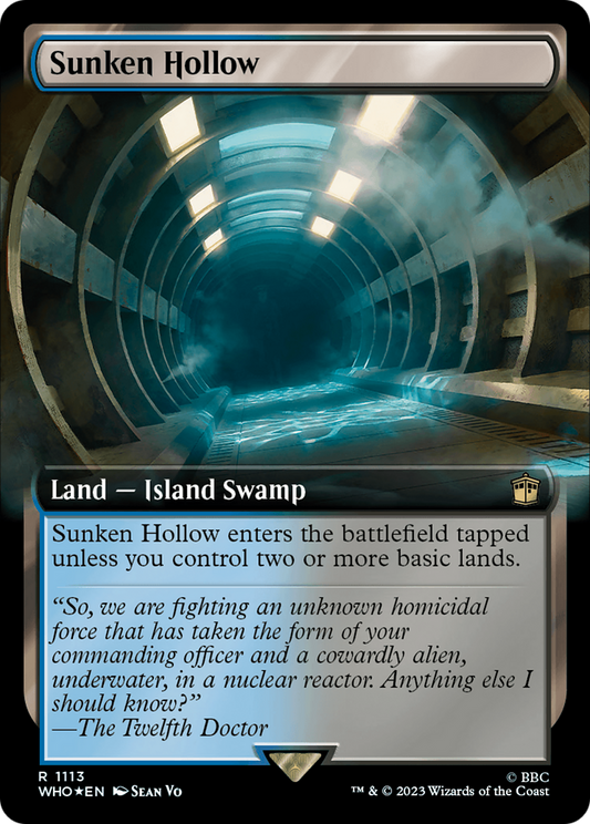 Sunken Hollow (WHO-1113) (Extended Art) (Surge Foil)