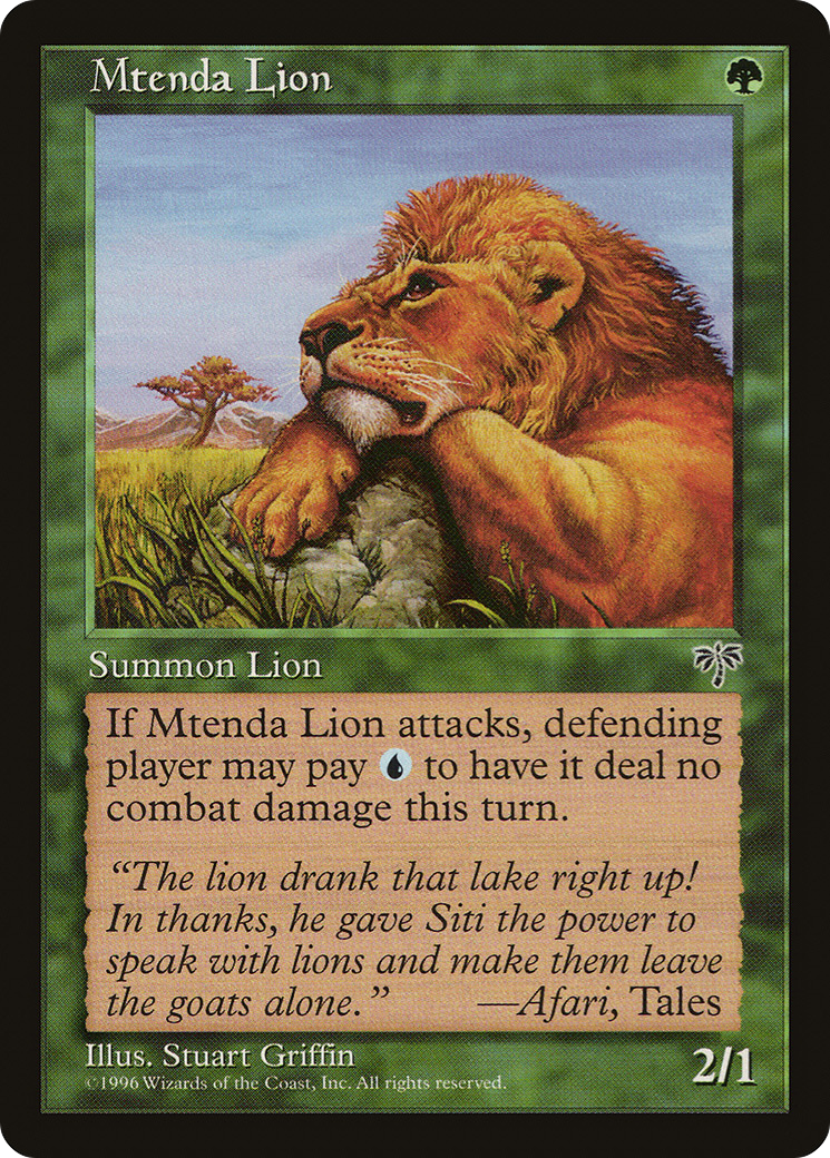 Mtenda Lion (MIR-230)