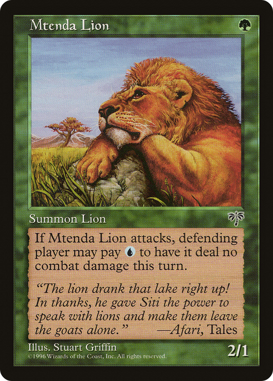 Mtenda Lion (MIR-230)