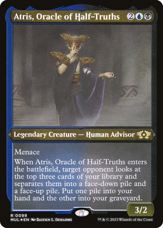 Atris, Oracle of Half-Truths (MUL-099) (Etched Foil)
