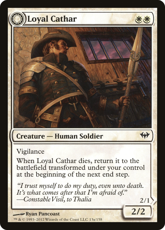 Loyal Cathar // Unhallowed Cathar (DKA-013)