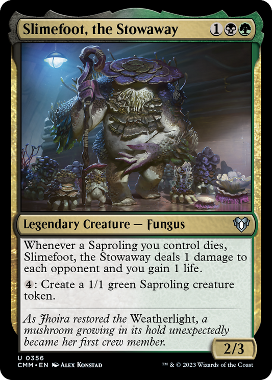 Slimefoot, the Stowaway (CMM-356) (Foil)