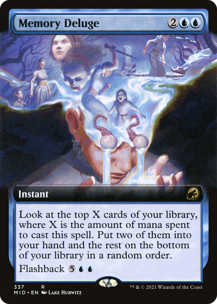 Memory Deluge (MID-337) (Extended Art) (Foil)