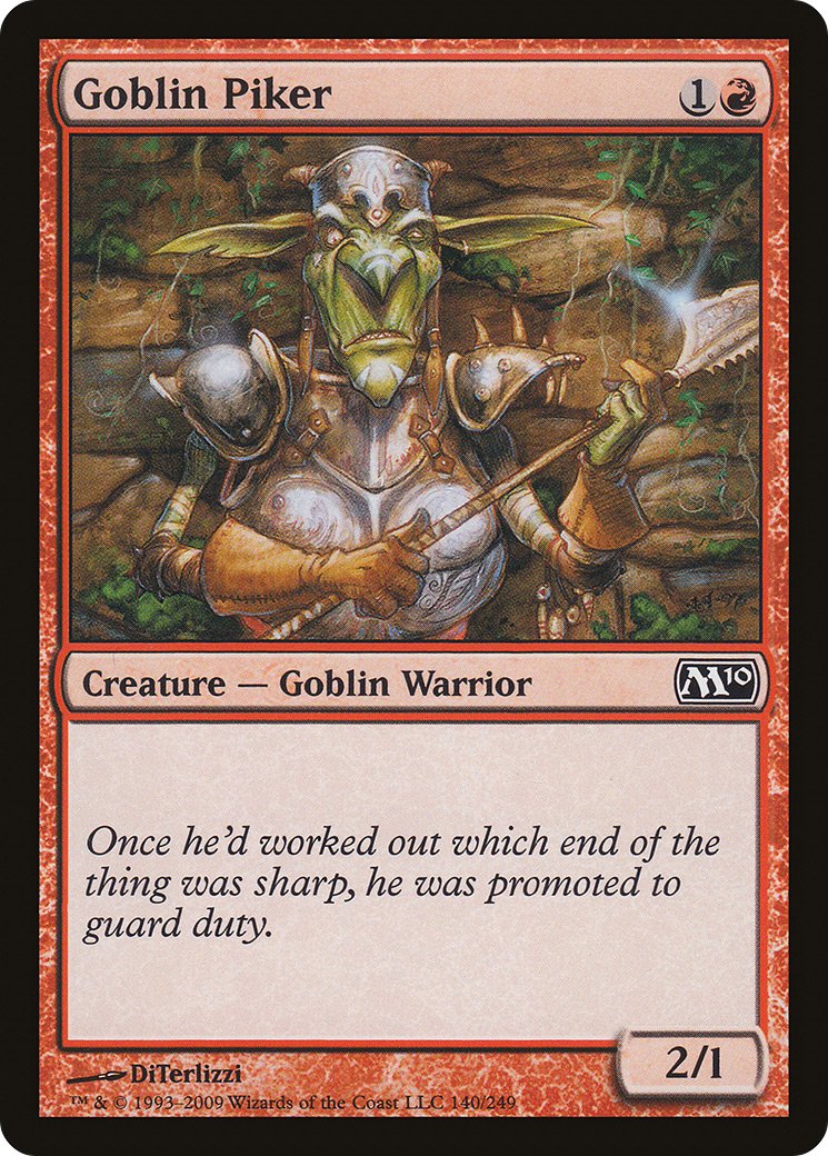 Goblin Piker (M10-140) (Foil)