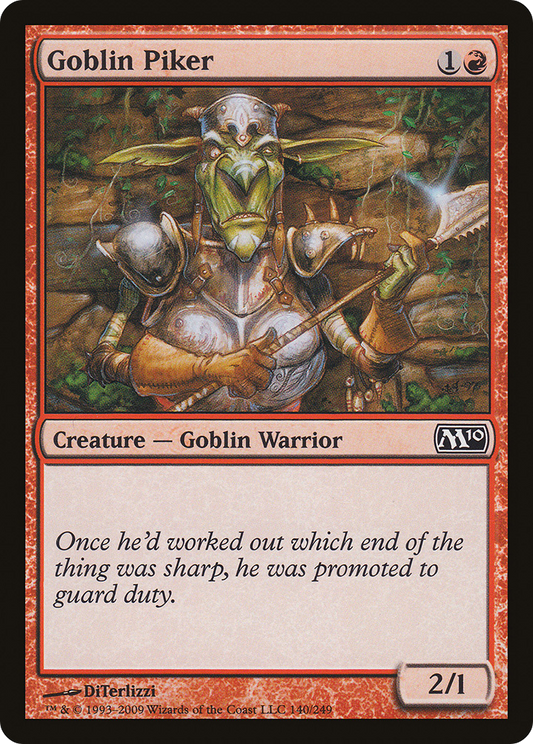 Goblin Piker (M10-140) (Foil)