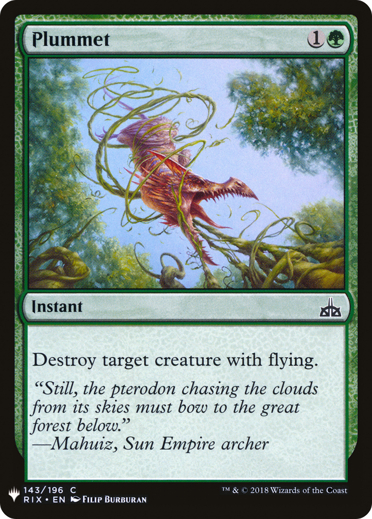 Plummet (LIST-RIX-143)