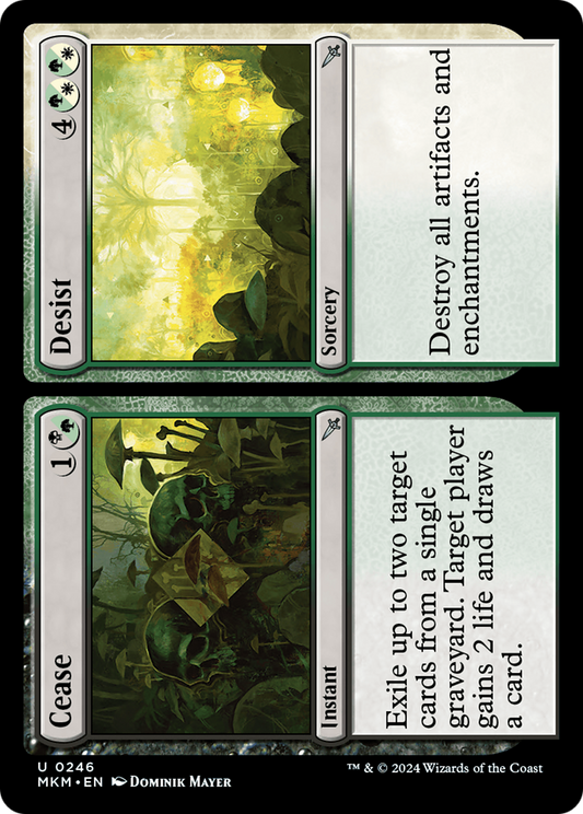 Cease // Desist (MKM-246) (Foil)