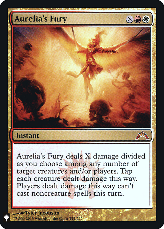 Aurelia's Fury (LIST-GTC-144) (Foil)