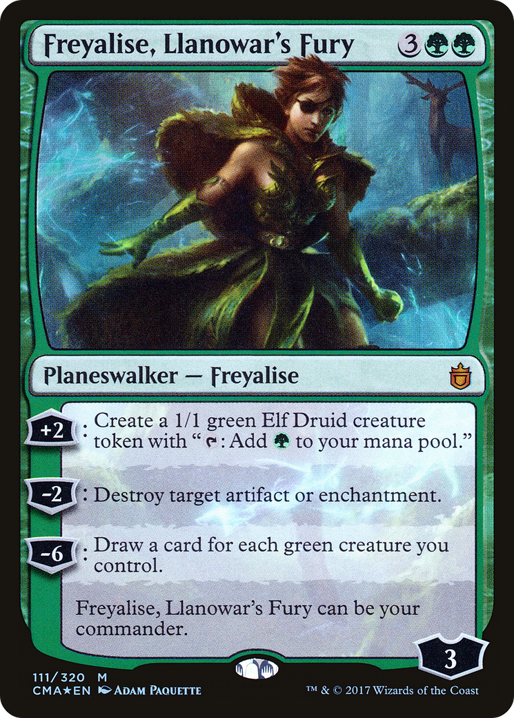 Freyalise, Llanowar's Fury (CMA-111) (Foil)