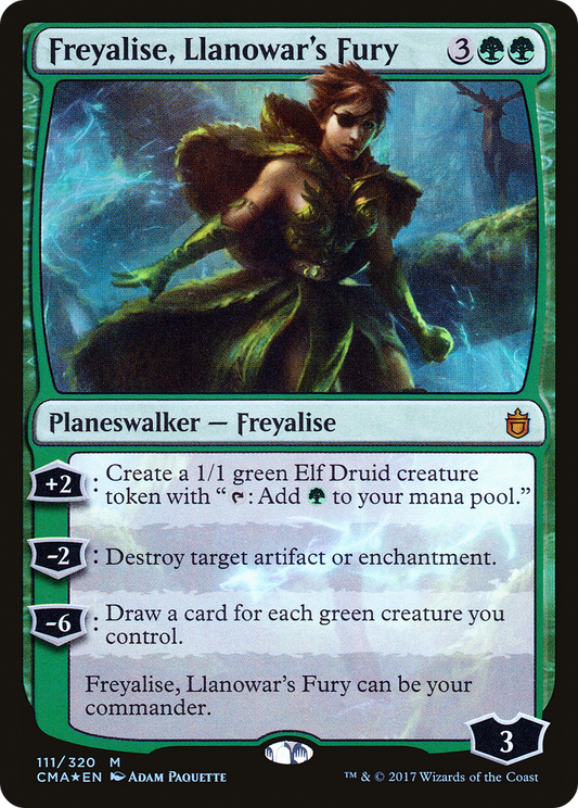 Freyalise, Llanowar's Fury (CMA-111) (Foil)