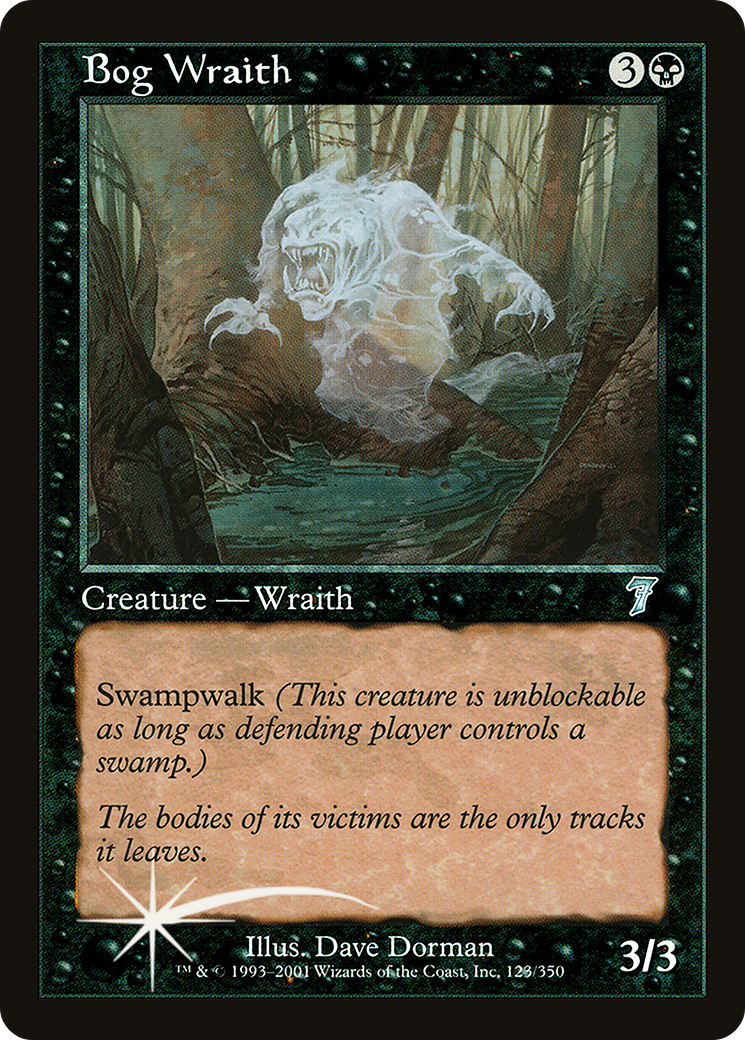 Bog Wraith (7ED-123★) (Foil)