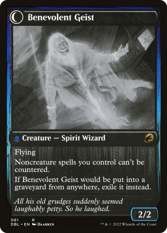 Malevolent Hermit // Benevolent Geist (DBL-061) (Foil)