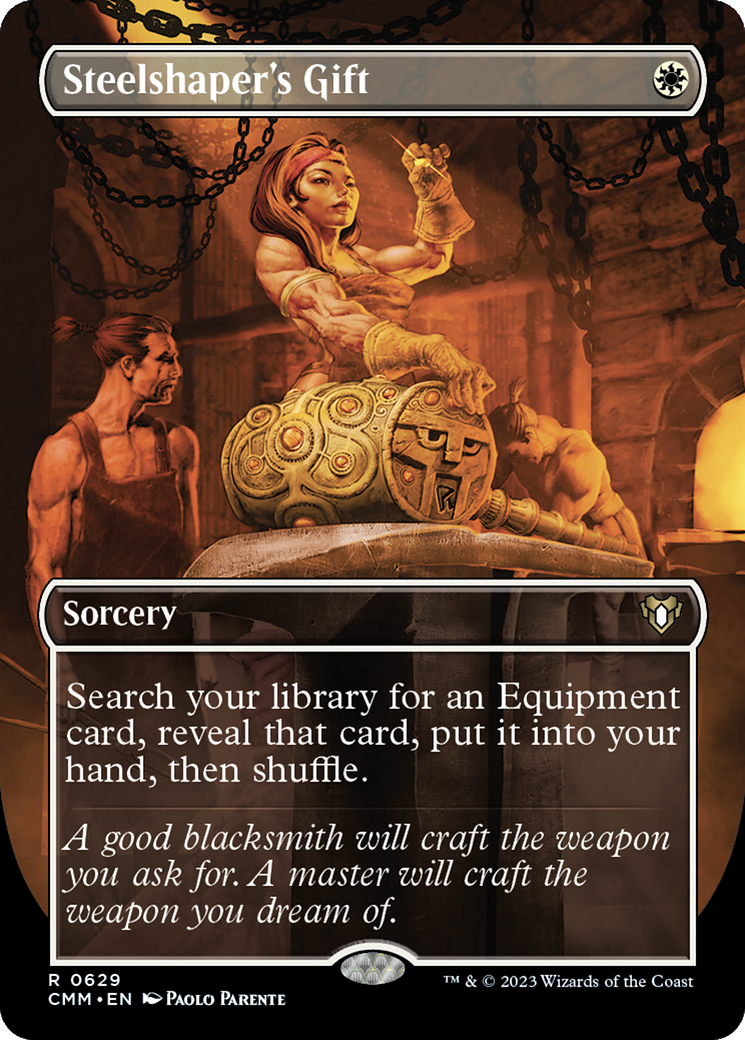 Steelshaper's Gift (CMM-629) (Borderless) (Foil)