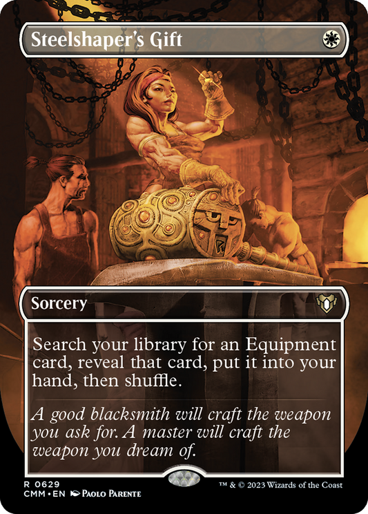 Steelshaper's Gift (CMM-629) (Borderless) (Foil)