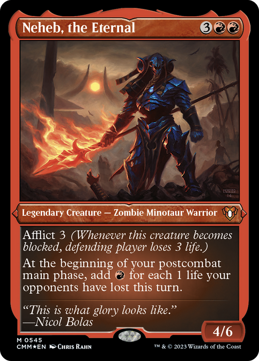 Neheb, the Eternal (CMM-545) (Etched Foil)