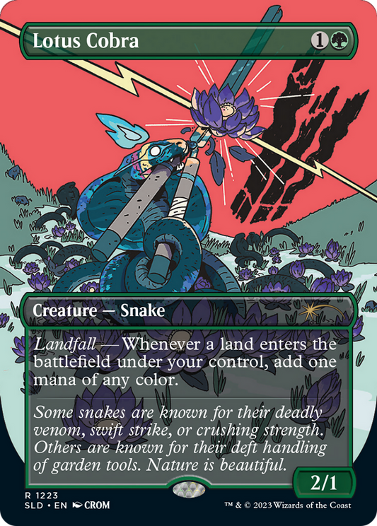 Lotus Cobra (SLD-1223) (Borderless) (Foil)