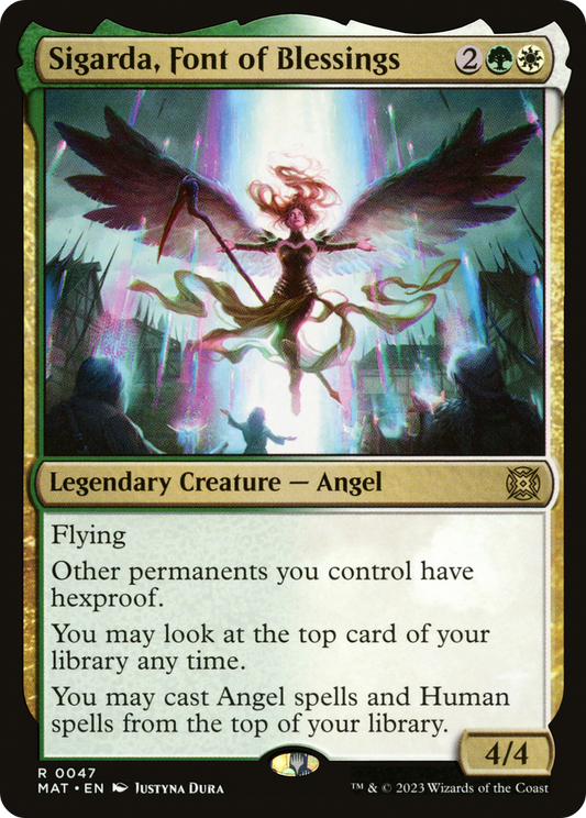 Sigarda, Font of Blessings (MAT-047) (Foil)