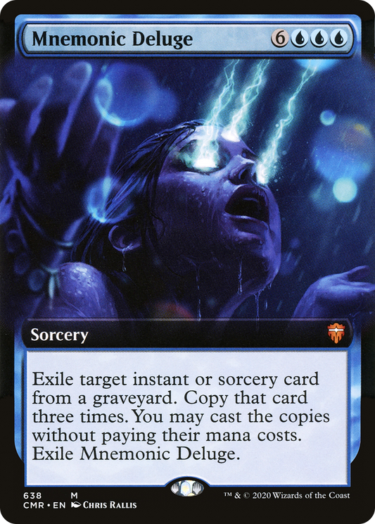 Mnemonic Deluge (CMR-638) (Extended Art) (Foil)