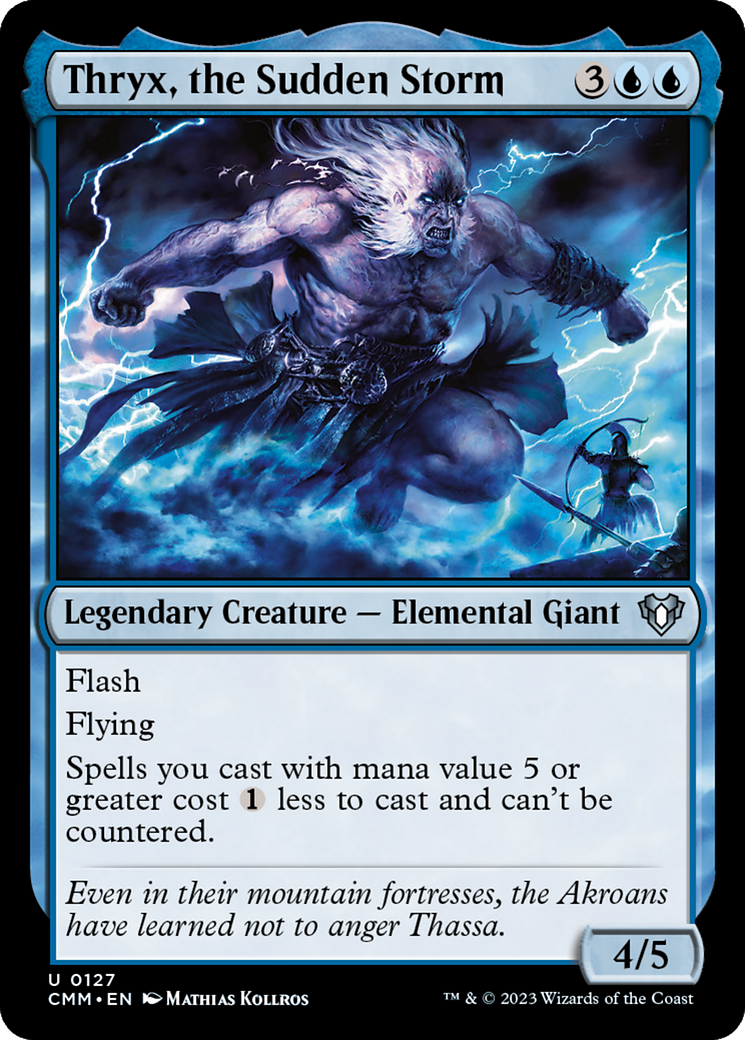 Thryx, the Sudden Storm (CMM-127) (Foil)