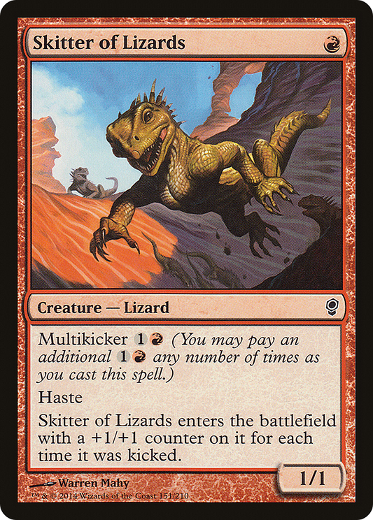 Skitter of Lizards (CNS-151) (Foil)