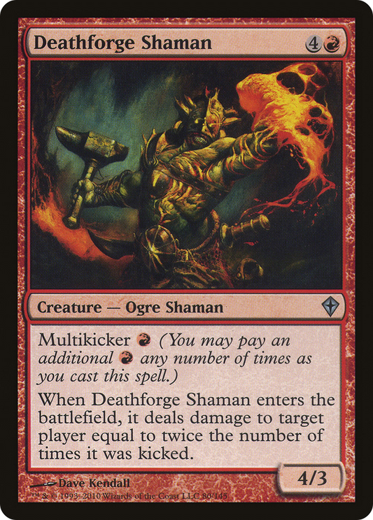 Deathforge Shaman (WWK-080) (Foil)