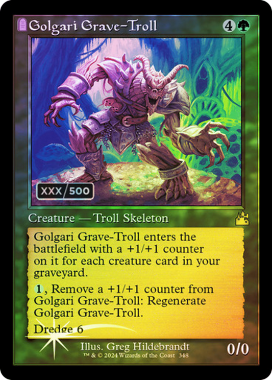 Golgari Grave-Troll (RVR-348Z) (Foil) (Serialized)