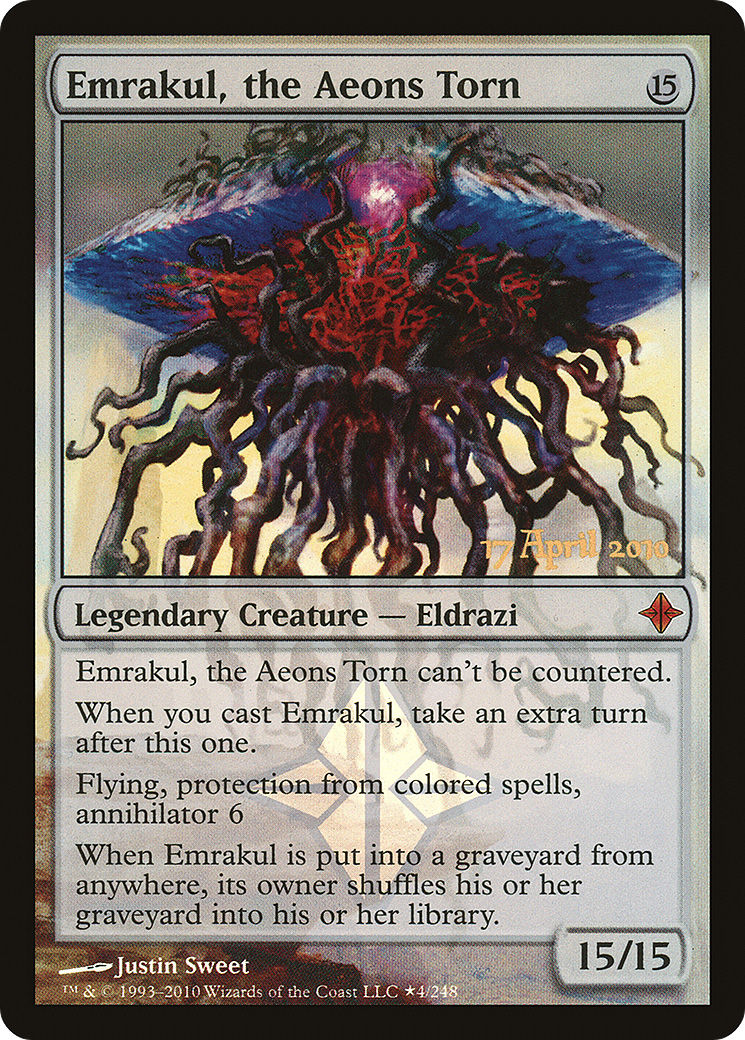 Emrakul, the Aeons Torn (PRE-04★) (Foil)