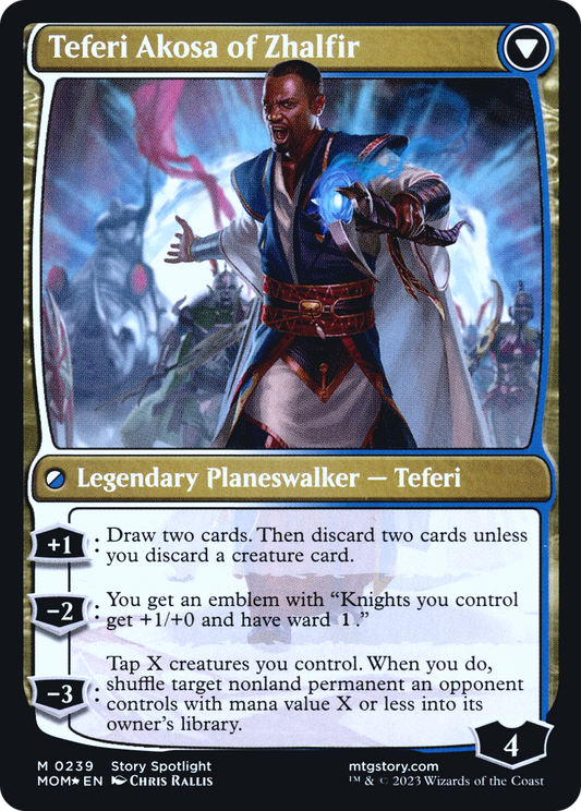 Invasion of New Phyrexia // Teferi Akosa of Zhalfir (PRE-239S) (Foil)