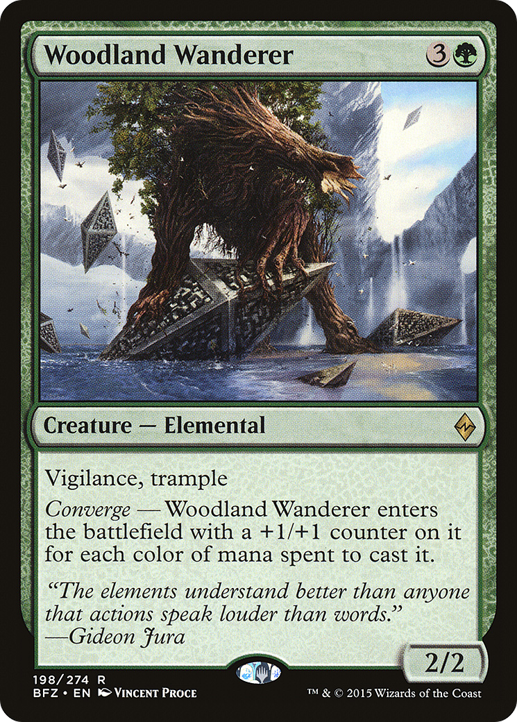 Woodland Wanderer (BFZ-198) (Foil)