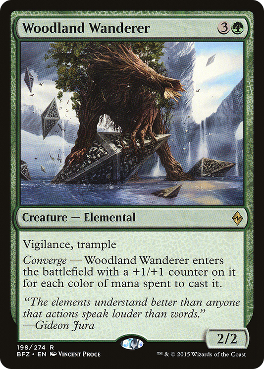 Woodland Wanderer (BFZ-198) (Foil)