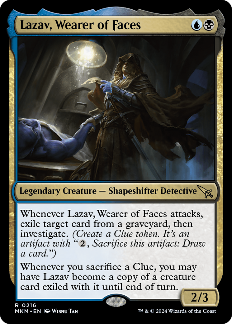 Lazav, Wearer of Faces (MKM-216) (Foil)