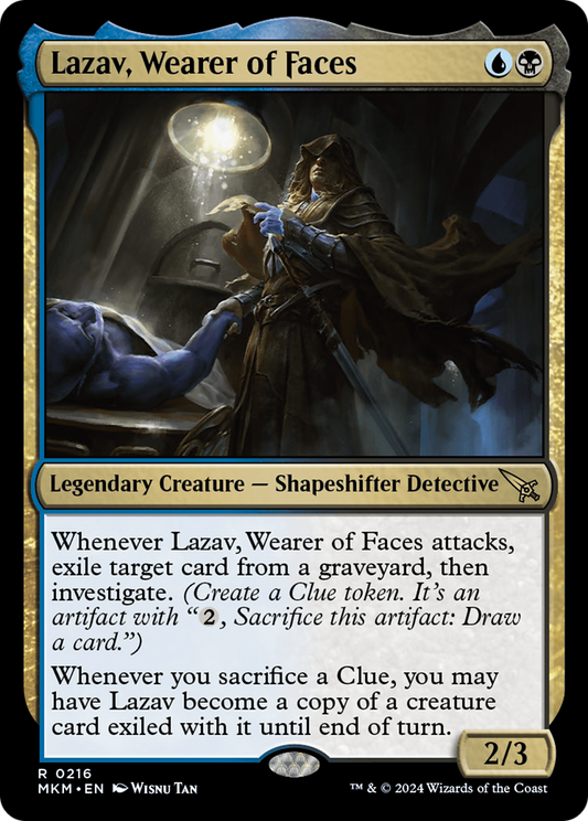 Lazav, Wearer of Faces (MKM-216) (Foil)