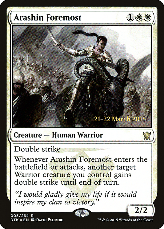 Arashin Foremost (PRE-03S) (Foil)