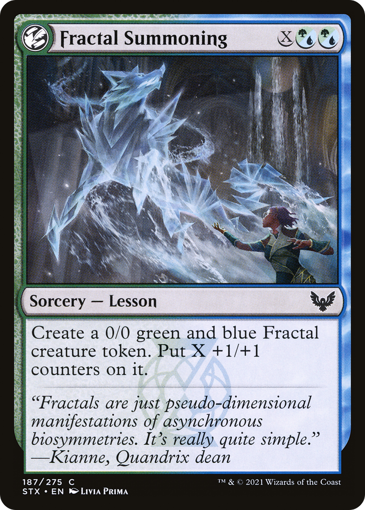 Fractal Summoning (STX-187) (Foil)