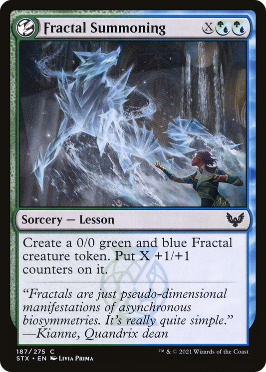 Fractal Summoning (STX-187) (Foil)
