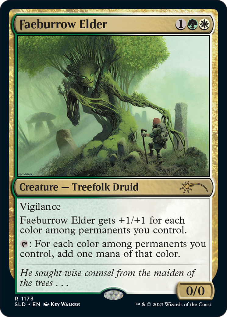 Faeburrow Elder (SLD-1173) (Full Art) (Foil)