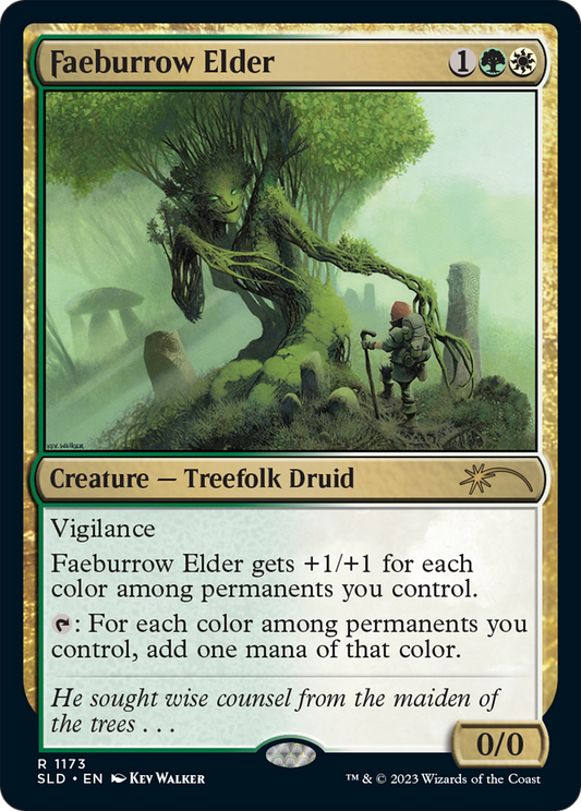 Faeburrow Elder (SLD-1173) (Full Art) (Foil)