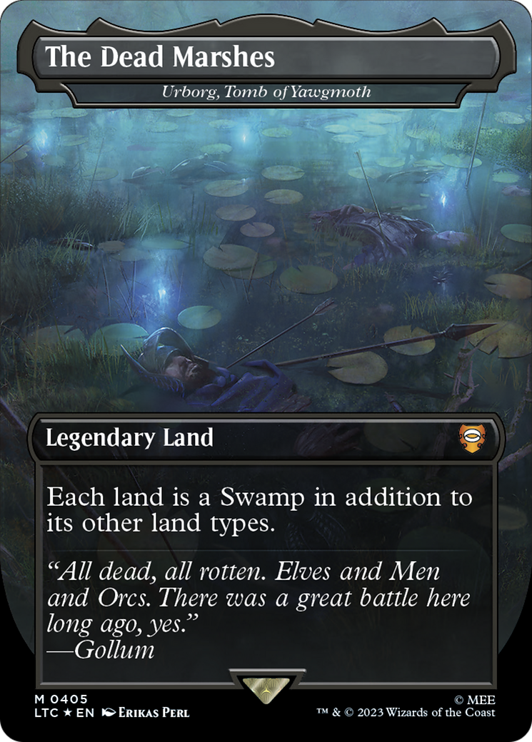 The Dead Marshes / Urborg, Tomb of Yawgmoth (LTC-405) (Borderless) (Surge Foil)