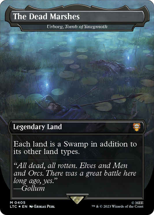The Dead Marshes / Urborg, Tomb of Yawgmoth (LTC-405) (Borderless) (Surge Foil)