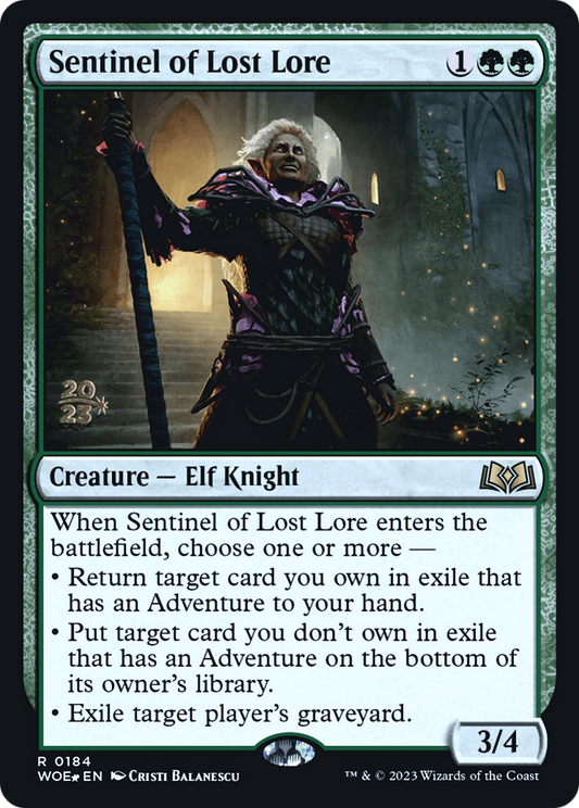 Sentinel of Lost Lore (PRE-184S) (Foil)
