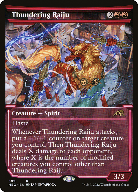 Thundering Raiju (NEO-389) (Showcase)